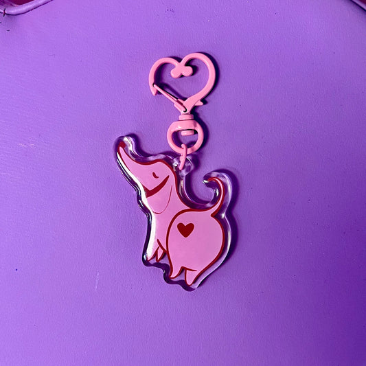 Porte-clé teckel p’tit cul