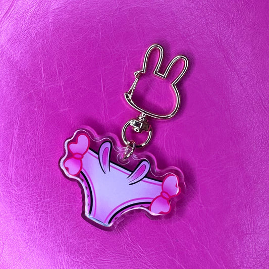 Porte-clé culotte lapin