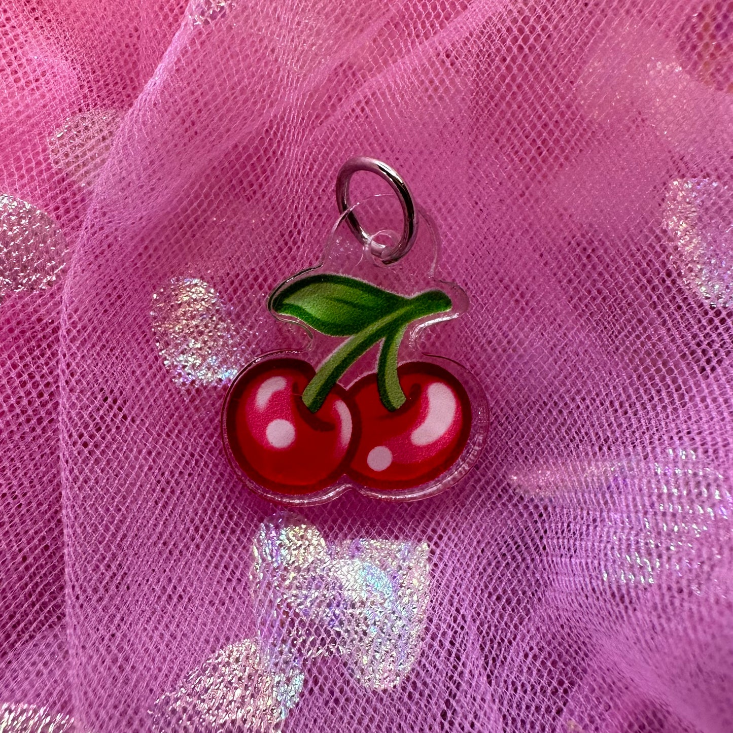 Pendentif cerise