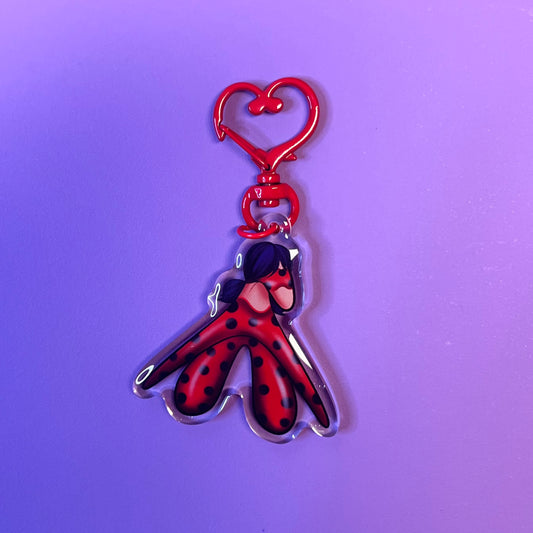 Porte-clé coccinelle