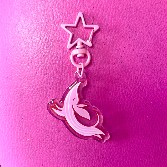 Porte-clé teckel volant