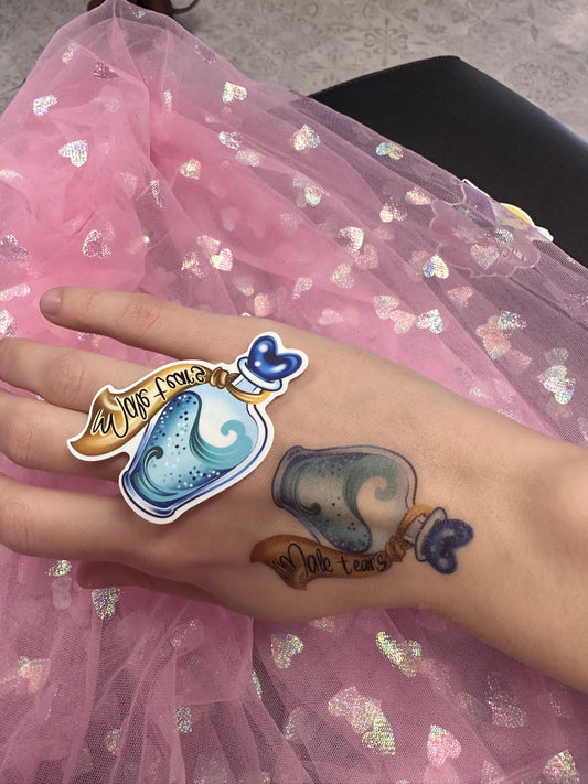 Tatouage temporaire male tears