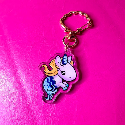 Porte-clé licorne sirène