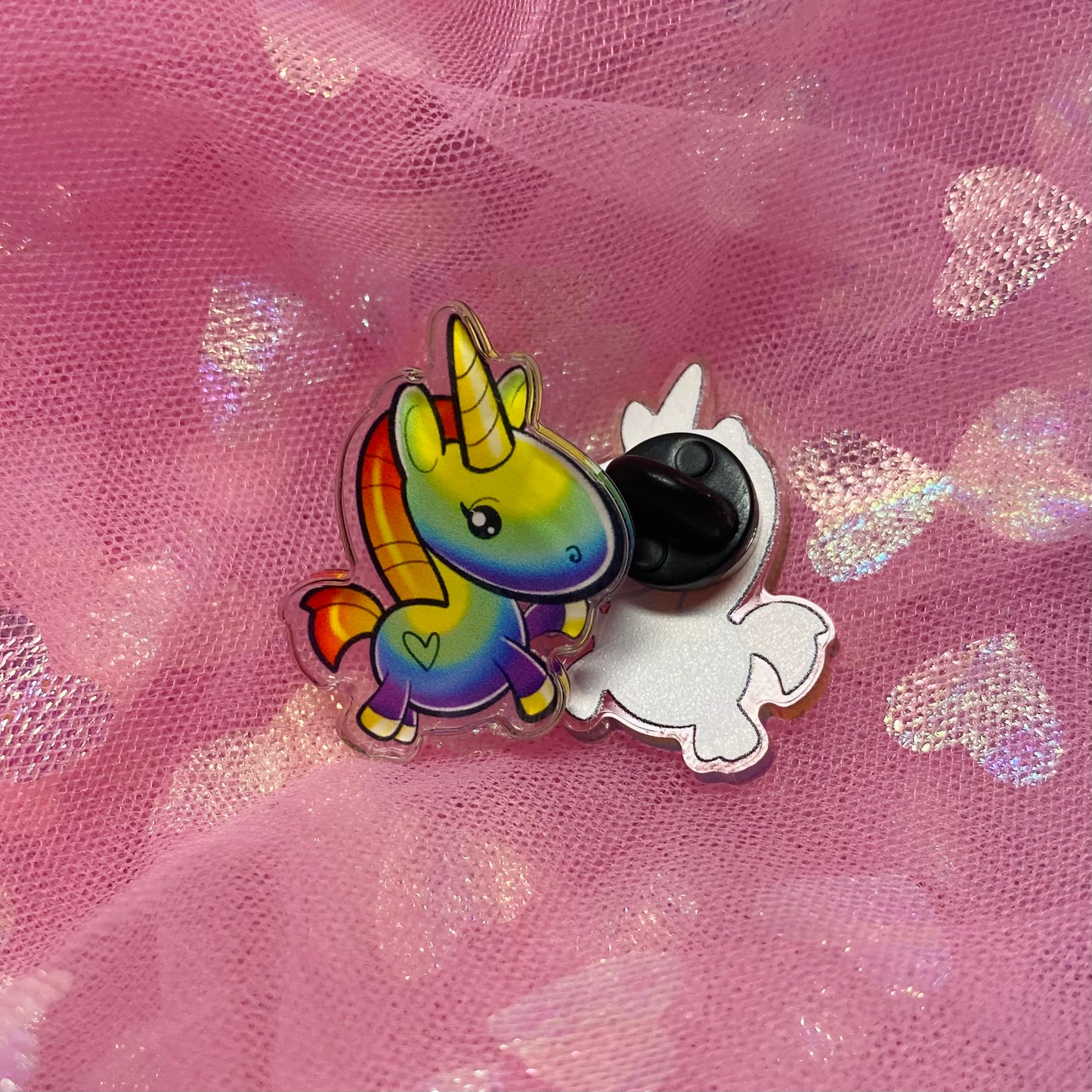 Pin’s licorne rainbow