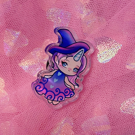 Pin’s sorcière licorne