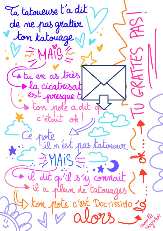 Illustration "ça gratte", fichier à télécharger