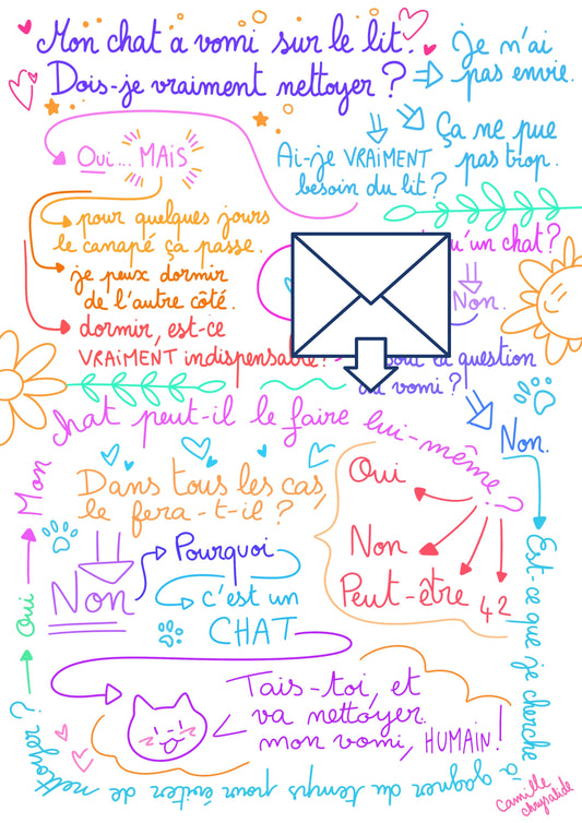 Illustration "Mon chat", fichier à télécharger