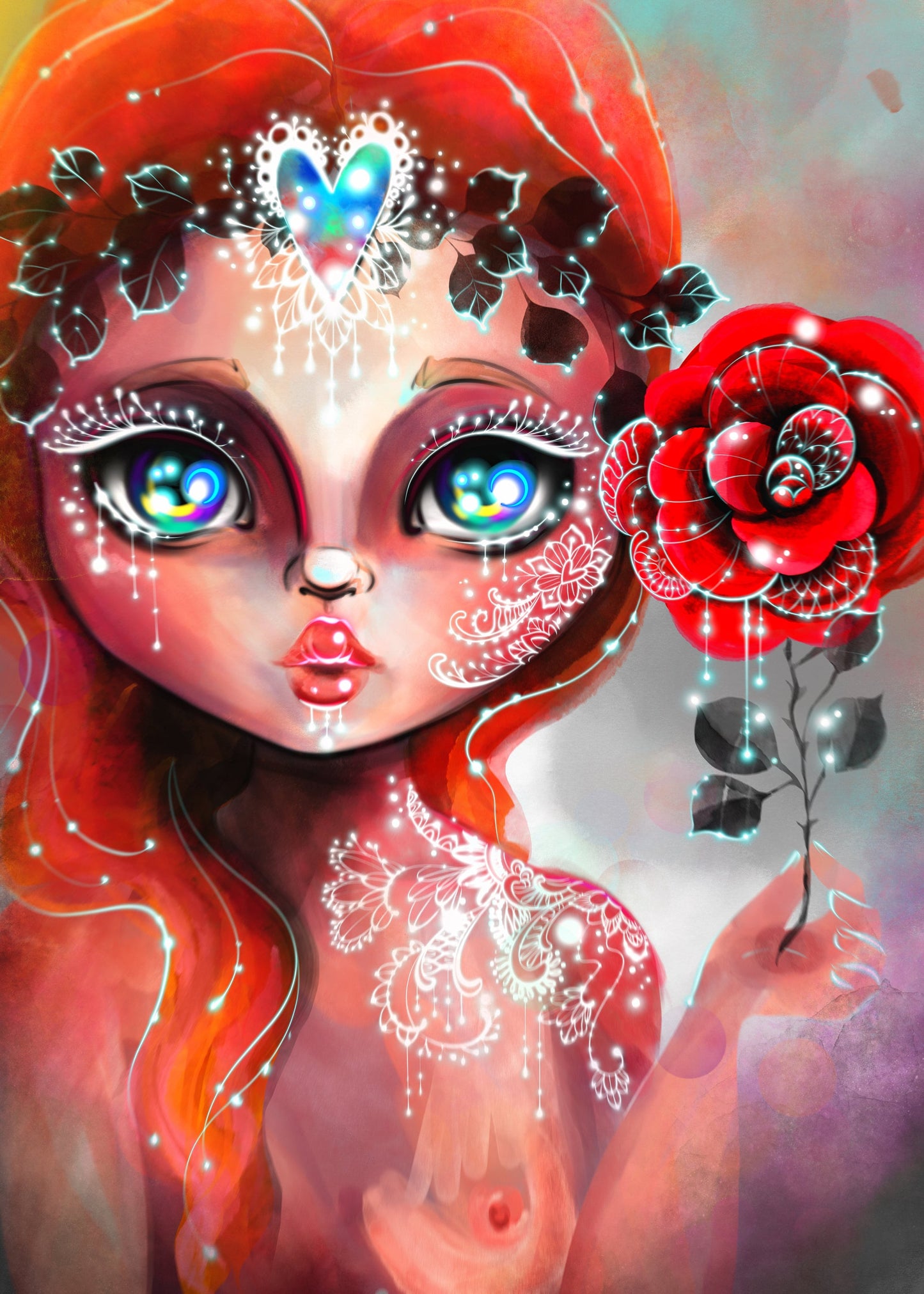 Print, La rose