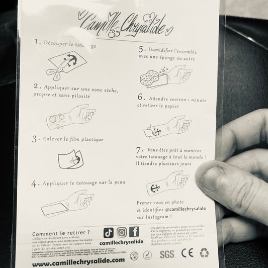 Tatouages temporaires cliclis
