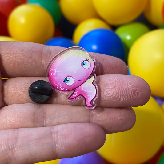 Pin’s Coquillette happy