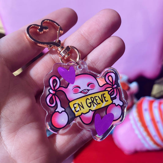 Porte-clé zutérus en grève