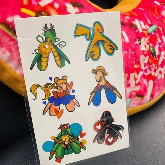 Tatouages temporaires cliclis