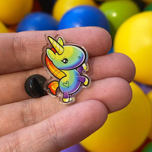 Pin’s licorne rainbow